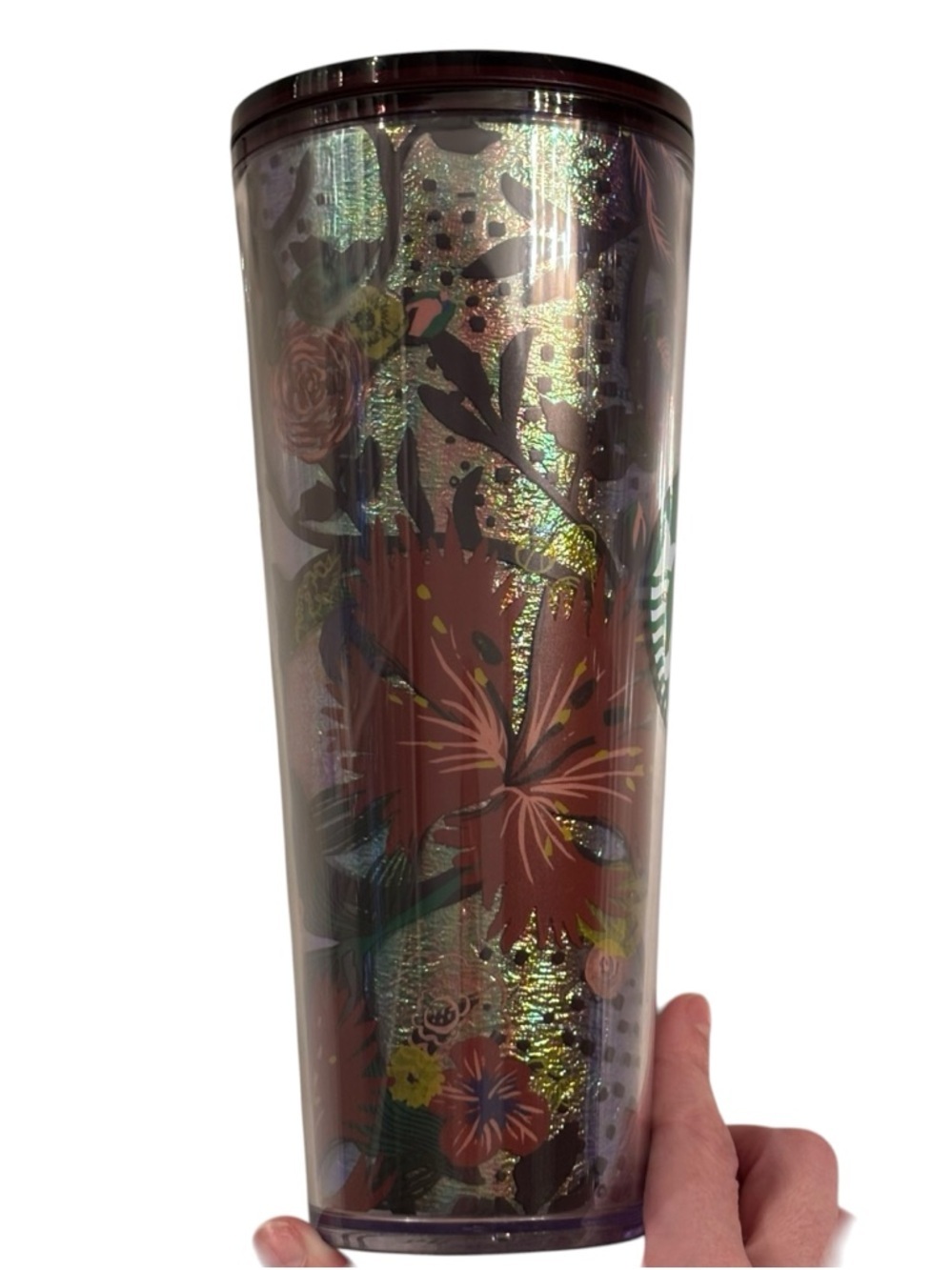 Starbucks | Fall 2021 Rising Floral Metallic Foil Cold Cup 24oz - Picture 12 of 12